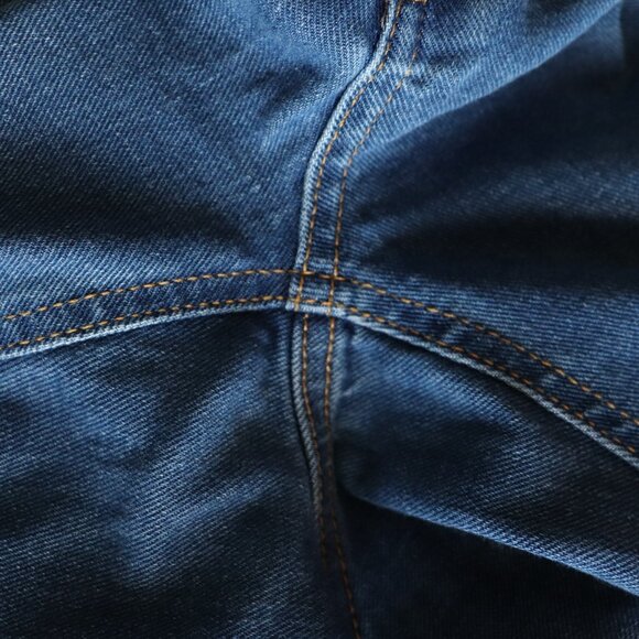 Oak + Fort Women's Sz XS Blue Light Wash Stretch High Rise Straight Leg Jeans - Picture 7 of 10